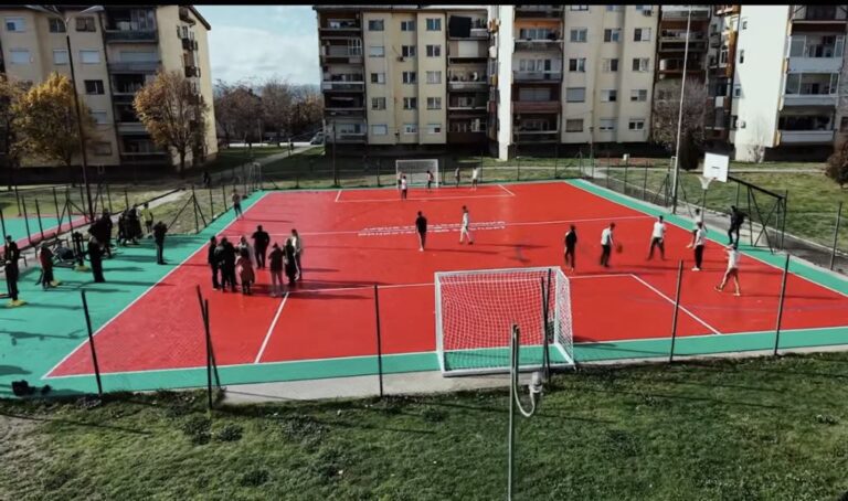 Прилепската населба Точила стана уште поубава со новите спортски терени