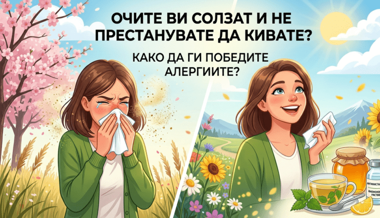 Очите ви солзат и не престанувате да кивате? 🤧Кaко да ги победите алергиите?