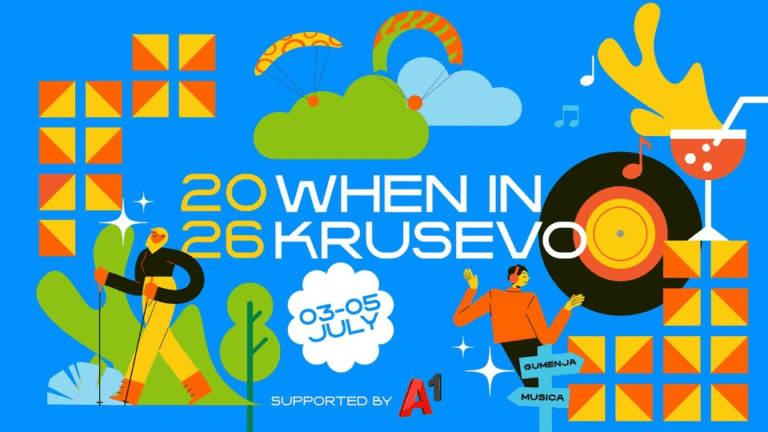 Јубилејно 10-то издание на „When in Krusevo 2026“: Три дена музика, авантура и хуманост во Крушево!